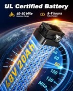 Boxer Electric Bike for Adults 960W, 48V 20AH Battery Ebike, Full Suspension 26" Fat Tire E Bike, 28MPH 80Miles Range Mountain Electric Bicycle, 7 Speed Hydraulic Disc Brakes - Image 5