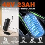 Ronson Electric Bike for Adults，Dual Motor Ebike，2000W Electric Bicycle，Fat Tire Electric Bike with 48V/23Ah Battery，90 Miles E-Bike and Passed UL&GCC Certification,Men's Electric Bike - Image 3