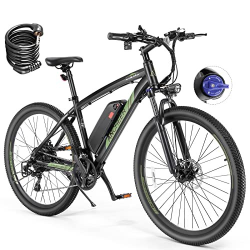 Version 1.0.0 ANCHEER 27.5'' Electric Bike 500W(Peak 750W) Electric Mountain Bike, 55 Miles Range & 22 MPH, 3H Fast Charge, 48V/10.4Ah Removable Battery, Electric Bike for Adult 21 Speed Incl. Free Bike Lock - Image 1