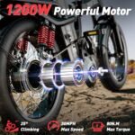 T1/Z2/Z1 Electric Bike for Adults 1500W/1200W/1000W Peak Motor, 30/26 mph Folding Ebike, 16"/14" Adults Electric Bicycles, 20Ah Battery, 40/38 Miles PAS Range, Lite Folding EBike for Teens - Image 3