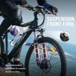 HOTEBIKE Electric Bike for Adults with 36V 10AH Removable Hidden Battery, Electric Mountain Bike 27.5" Ebike for Men Women, 350W(Peak 500W) Electric Bicycle with Professional 21 Speed Gears - Image 3