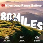 Himiway Cobra Pro 26"x4.8" Fat Tire Electric Bike 1000W, 80MI Long Range with Four-Bar Linkage Suspension, 400lb Payload, 25MPH, 10 Speed System - Image 2