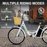 Electric Bike for Adults with 1000W Motor Peak,48V Removable Lithium Battery and up to 70Miles 30MPH,UL Certified 26" Electric Commuter Bike with 7-Speed and Front Suspension - Image 2
