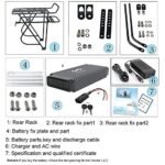 XP-POWER(1-7 Days Delivery Ebike Battery 52V 48V 36V Rear Rack Battery Electric Bike Lithium Ion Battery Pack for 1800W 1500W 1200W 1000W 750W 500W 350W Bafang Voilamart Electric Bicycle Motor - Image 7
