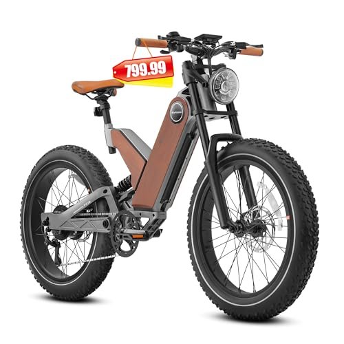 Version 1.0.0 P5 II/P5 Electric Bike for Adults Peak 1700W/1000W 28-32Mph 48V 20Ah Fat Tire Electric Bike 24*4.0 Long Range Electric Bicycle Full Suspension Electric Mountain Bike 7 Speed Ebike Men E Bikes - Image 1
