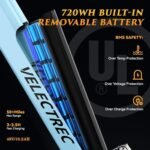 Peak 1000W Electric Commuter Bike,CITYRANG 2.0 48V 720Wh15AH Max 65 Miles 26In Large Tires Electric Bicycles for Adults Women Men,Pedal Assist,Built-in Battery,7-Speed, Max 25MPH Cruise Control Ebikes - Image 3