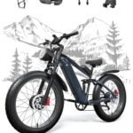tifgalop Adult Electric Bike, 1000W Motor Maximum Speed 33MPH and 48V 18Ah Detachable Lithium Battery, Maximum Range 90km, 26 Inch Off-Road Tire Mountain Snow Beach Electric Bike