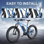 48V 52V Ebike Battery with Fuse/LED Indicator/Safe Lock Urban Utility Electric Bicycle Battery for Radpower ebike Replacement or Other 1500W 1000W 700W 500W 200W Motor Kit - Image 6