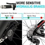 Electric Bike for Adults, 48V 23Ah Fat Tire Ebike Dual Motor AWD 2000W 35MPH Electric Bicycles 21-Speed with Ignition Lock Hydraulic Disc Brake - Image 4