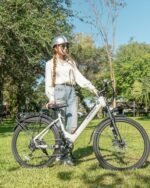 Seeker S Electric Bike for Adults 350W(Peak 540W) 26 inch Electric Bicycle Step Thru Ebike, with 36V/9Ah Battery, 20MPH, 7-Speed Gears and Front Suspension, UL 2849 Certified E-Bikes - Image 6