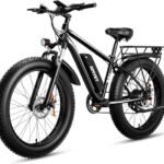 EB26 Electric Bike for Adults Peak 1500W Electric Bicycle 48V 15AH (720WH) Battery Electric Bike 26" Fat Tire Mountain 28mph 7 Speed Gears Dual Shock Absorber Electric Bike