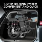 14" Electric Bike,500W Folding Electric Bicycle Up to 25MPH 30Miles City Commuter Ebike with 48V/13A Large Capacity Removable Battery and Multi-Function Display - Image 6