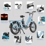 ABORON Electric Bike, 350LBS Loading Aluminum Ebike, 48V Lithium Battery UL Certified, 7-Speed Fat Tire E-Bicycle ﻿ - Image 5