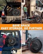 W Wallke X3 Pro Electric Bike 2000W Dual Motor/1200W Full Suspension 1056WH Foldable 26 Inch Fat Tire Mountain Ebikes Adults 34-35MPH Fast Electric Bicycle APP Control/Smart Display, UL2849 Certified - Image 5