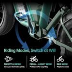 Electric Ebikes for Adults with 48V 30Ah Dual Batteries, Cargo Electric Bike for Adults with 750W Brushless Motor, Electric Bicycles for Men, Women, Commuter, Travel, Outdoor, Camping - Image 4