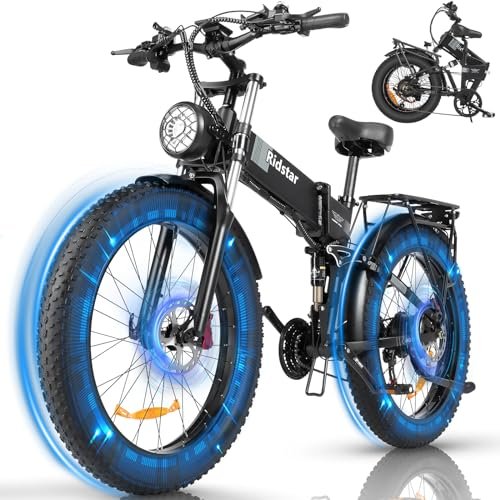 Version 1.0.0 Folding Electric Bike for Adults, 1500W/2000W 30/37MPH, 50 Miles/70 Miles, 48V 15Ah/20Ah Battery, 20"/26" Fat Tire City Commuter EBike for Men Women, Foldable Electric Bicycle - Image 1