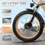 2000W Electric Bike with Two 20Ah Removable Battery26×4" Fat Tire Ebike for Adults 35MPH80-120Miles Electric Bicycles with Sha-Ma-no21Speed Lockable Front Sespension Hydraulic Disc Brake - Image 6