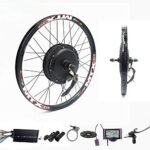NBPOWER 135mm Dropout Rear 72V 2000W Rear Wheel Motor, 70-75km/h 2000W Electric Bike Kit,72V 45A sine Wave Dual Mode Controller with Mutifunction SW900 Display,Electric Bicycle Conversion Kit