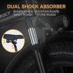 EBKAROCY Electric Bike for Adults 20" Fat Tire, 750W Motor 48V 15AH Battery, 30MPH Speed for Folding Electric Bike, Ebike with Shimano 7 Speed, Adult Electric Bicycles for Commute Mountain Beach Snow - Image 4