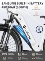 Electric Bike for Adults 1300W Peak, 48V 20AH/35AH/45AH Battery, 28MPH 80-180Miles Range 27.5'' Step-Thru/Step-Over Ebikes for Adults with Torque Sensor,Hydraulic Brake,Anti-Theft, APP & UL - Image 3