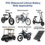 Co-Well【CA Warehouse】 Electric Bicycle Battery 24V 36V 48V 52V 60V 72V Waterproof PVC Lithium Battery, Ebike Battery Pack for 2800W 2200W 1800W 1500W 1200W 1000W 750W Bike Motor - Image 4