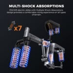 ENGWE Folding Electric Bike for Adults Teens, 14" Fat Tire City Commuter Ebike, Mini Electric Bicycle with 350W (Peak 600W) Motor 48V 10AH Removable Battery Max 20MPH 37Miles - Image 5