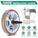 Voilamart Waterproof Ebike Conversion Kit 48V 1500W LCD Display E-Bike 135MM Rear Hub Motor Wheel Built-in Controller Electric Bike Conversion Kit 750W Restricted - Image 2