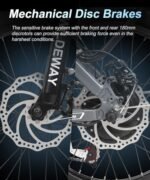 Electric Bike with 32Ah Battery 750W 28MPH Motor, 20 inch Fat Tire Folding Electric Bike, Urban City Commuter Ebikes for Adults Men Women, Electric Bicycle 7 Speed Gear - Image 5