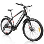 Electric Bike for Adults 500w Motor with Disk Brakes,20mph Mountain Ebike 27”,48v 10.4ah Removable Battery,LCD Display,Bicycle 21 Speed Gears Ul 2849 Certified