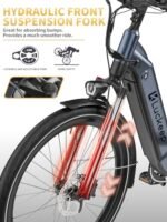 Electric Bike for Adults 1300W Peak Motor 48V 20AH SAMSUNG Battery 32MPH 80Miles Range 27.5'' Step-Thru Ebike with Torque Sensor, Anti-Theft Alarm, Hydraulic Brake, UL 2849 Certified Electric Bicycle - Image 6