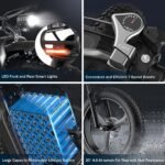 Electric Bicycle for Adult,2000W Motor Electric Bike, 48V 25/30AH Removable Battery, 30MPH, 20" x 4.0 Fat Tire EBike 7 Speed Electric Mountain Bike - Image 6