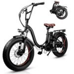 Electric Bike for Adults with Waterproof Removable Battery, 45Miles 20MPH Commuting City Electric Bike with 250W/500W Brushless Motor, 20" Tires and Disc Brake Ebike, Complies to ANSI/CAN/UL2849