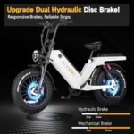 ANIIOKI eBike,AQ177 PRO MAX Electric Bike,48/52V 60Ah Electric Commuting Bike,200Miles Long Range, Peak 1200W Power Ebike, Electric Bicycle for Adults - Image 6