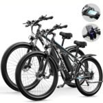 Electric Bike for Adults with 1000W Peak Motor 27.5" Electric Bicycles 48V15AH Removable Battery Ebike,32MPH Mountain Bike 21 Speed Ebikes,Front Suspension Electric Bikes