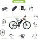 BAFANG 48V 500W Front Hub Motor Electric Bike Conversion Kit for 26inch Wheel Drive Engine with Display with Battery (500C,Shark Battery 48V 13Ah) - Image 7