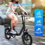 SEHOMY Folding Ebike for Adults Up to 35 Miles, 16" Electric Bike for Adults with Max Speed 25MPH, Peak 630W Motor, Removable 36V Battery, City Commuter Ebikes, Adults Electric Bicycles for Men&Women - Image 6