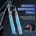 Electric Bike for Adults with 1000W Peak Motor 27.5" Electric Bicycles 48V15AH Removable Battery Ebike,32MPH Mountain Bike 21 Speed Ebikes,Front Suspension Electric Bikes - Image 6