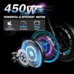 TESORO Folding Electric Bikes for Teens - 16" Electric Mini Bike, 20MPH Ebike with 450W Motor, 36V Lithium-ion Battery,LCD Display,Dual Suspension,Foldable Electric Bicycle for Adults 13+, UL 2849 - Image 2