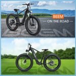 UDON BEEMONE Electric Bike for Adults, 1000w Brushless Motor Ebike, 26" x 4.0 Fat Tire, Electric Bikes with 48V/20Ah Removable Battery, 30-80Miles, 28MPH Peak 7 Speed - Image 7