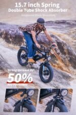 Electric Bike for Adults 2000W Dual Brushless Motor 960Wh 48V 20Ah Removable Battery Mountain Ebike, 28MPH Electric Bikes, 20" x4.0 Fat Tire Electric Bicycle - Image 4