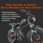 Ronson Electric Bike for Adults，Dual Motor Ebike，1000W/2000w Electric Bike，Fat Tire Ebike with 48V/20Ah/23Ah Battery，80 Miles Bike Electric,12-Speed E-Bike and Passed UL&GCC Certification - Image 6