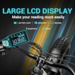 Electric Bike for Adults,Fat Tire Electric Bike,Commuter Ebike,Peak 1300W,48V 15Ah Removable Battery, 60Miles Range 28Mph 7-Speed Gear,Beach Electric Bike for Women - Image 5