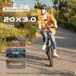Electric Bike for Adults, 20" Fat Tire E Bike 750W 20MPH Removable Folding Electric Bike, 48V/14Ah Battery 55-120KM,All Terrain tire Electric Bicycles - Image 3