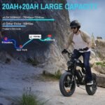 MEELOD Electric Bike Fat Tire Electric Bike Equipped with 1200w/2400w Dual Motor/Single Motor and 48v/40ah Or 48v/30ah Dual Batteries 35mph Electric Dirt Bike - Image 6