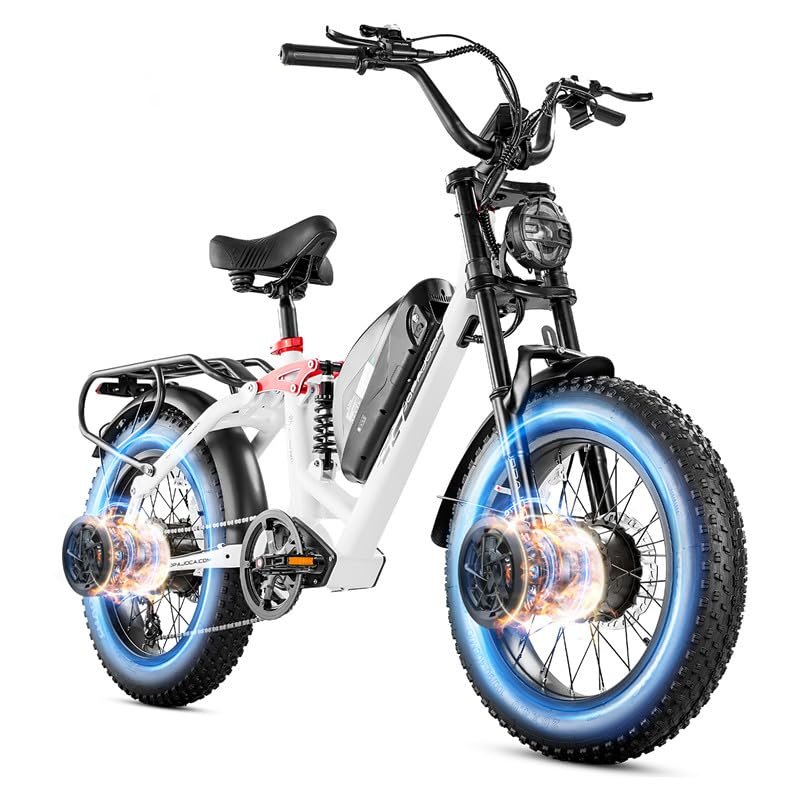 Version 1.0.0 EAhora LunaⅡ Peak 1500W Dual Motor Electric Bike for Adults 48V 20A 30-33MPH Dual Hydraulic Brakes Ebike 80-120Miles Longe Range Fat Tire Electric Bicycle for Man and Woman - Image 1