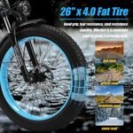 1000W/2000W Electric Bike for Adults Electric Bicycle Electric Mountain Bike with 48V 17.5AH/23AH Removable Battery 26" Fat Tire Ebike 21-Speed Gears Hydraulic Disc Brake Electric City Bike - Image 4