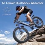 Osoeri 26" x 4" Fat Tire Electric Bike for Adults, 750W BAFANG Motor 48V 16Ah Battery Ebikes, Hydraulic Disc Brakes Dual Shock Absorber 28Mph Shimano 7-Speed Mountain Electric Bicycle - Image 5