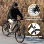 HILAND Electric Bikes for Men Women, 26 Inch Ebikes for Adults 350/500W, Front Suspension, 36V Portable Lithium Battery, 20 MPH, Up to 50 Miles, Bicycle Electric Commuter Cruiser - Image 6