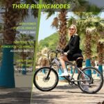 NAKTO Electric City Bike for Adults 250W/350W Electric Bicycle for Adults High Speed Brushless Gear Motor E-Bike with Removable Waterproof 36V10A/12A Lithium Battery and Charger - Image 4