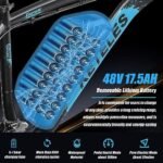 1000W/2000W Electric Bike for Adults Electric Bicycle Electric Mountain Bike with 48V 17.5AH/23AH Removable Battery 26" Fat Tire Ebike 21-Speed Gears Hydraulic Disc Brake Electric City Bike - Image 2